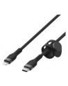 belkin Kabel BoostCharge USB-C/Lightning Silikonowy w oplocie 2m czarny - nr 32