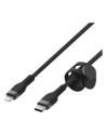 belkin Kabel BoostCharge USB-C/Lightning Silikonowy w oplocie 3m czarny - nr 32