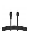 belkin Kabel BoostCharge USB-C/Lightning Silikonowy w oplocie 3m czarny - nr 35