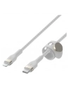 belkin Kabel BoostCharge USB-C/Lightning Silikonowy w oplocie 3m biały - nr 27