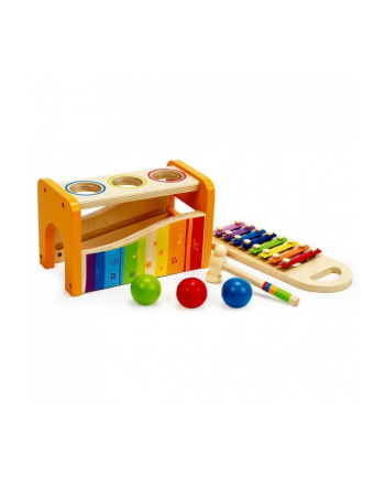 HAPE Zabawka drewniana Zestaw muzyczny ławeczka E0305