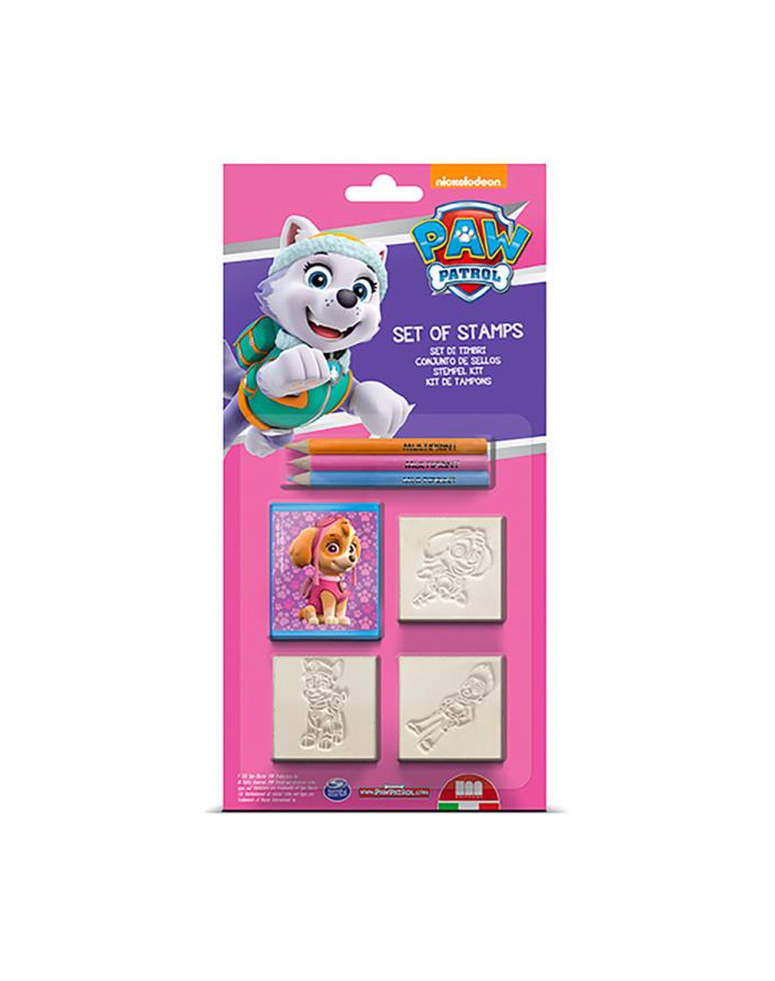 dante Pieczątki Psi Patrol PAW PATROL dla dziewczynek blister 3 szt 039131 Multiprint główny