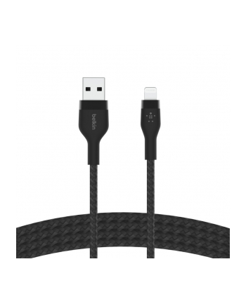 belkin Kabel BoostCharge USB-A do Lightning silikonowy 2m, czarny