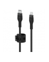 belkin Kabel BoostCharge USB-C/Lightning Silikonowy w oplocie 1m czarny - nr 19