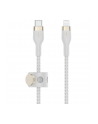 belkin Kabel BoostCharge USB-C/Lightning Silikonowy w oplocie 1m biały - nr 25