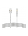 belkin Kabel BoostCharge USB-C/Lightning Silikonowy w oplocie 1m biały - nr 28