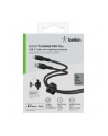 belkin Kabel BoostCharge USB-C/Lightning Silikonowy w oplocie 2m czarny - nr 30