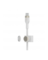 belkin Kabel BoostCharge USB-C/Lightning Silikonowy w oplocie 2m biały - nr 5