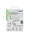 belkin Kabel BoostCharge USB-C/Lightning Silikonowy w oplocie 3m biały - nr 25