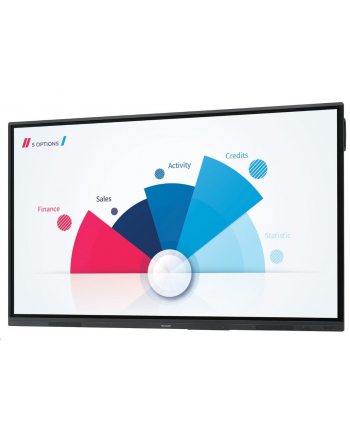 sharp Monitor interaktywny PNL862B 86 cali UHD 350cd/m2 OPS 16/7 PrecisionTouch 20 touch  points