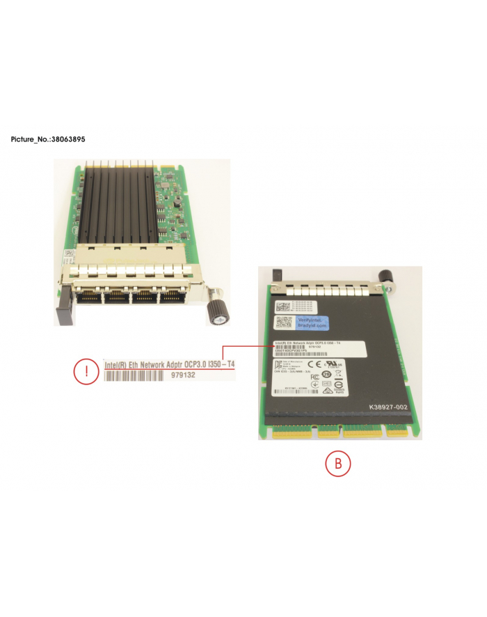 fujitsu PLAN CP 4x1Gbit Cu Intel I350-T4 OCPV3 PY-LA274U główny