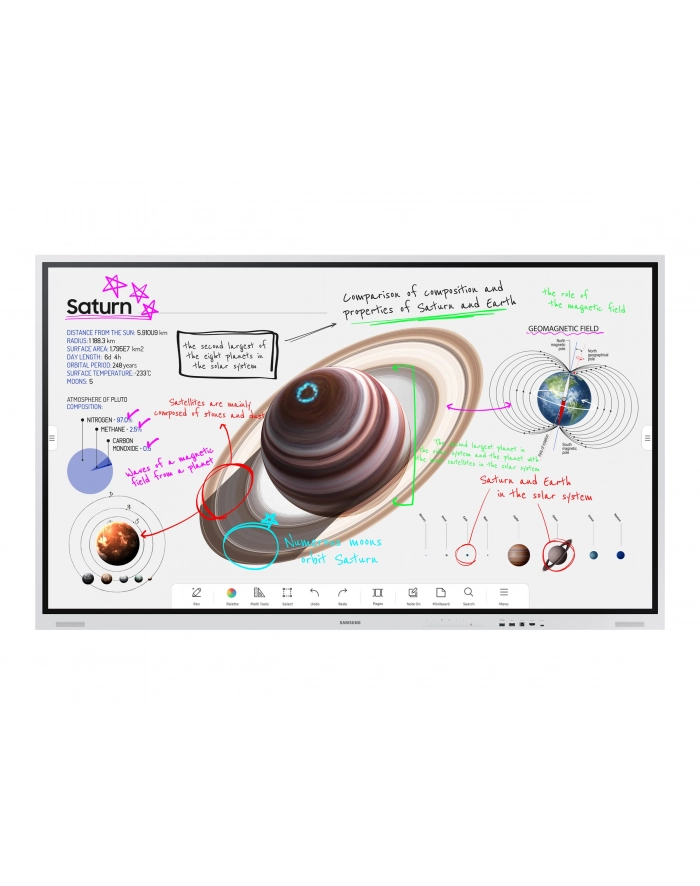 samsung Monitor 75 cali WM75B FLIP 3 PRO LH75WMBWLGCXEN główny