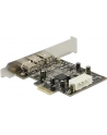 ''KARTA PCI EXPRESS->FIREWIRE 2X1394B+1394A DELOCK'' - nr 23
