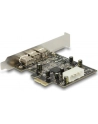''KARTA PCI EXPRESS->FIREWIRE 2X1394B+1394A DELOCK'' - nr 24