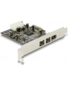 ''KARTA PCI EXPRESS->FIREWIRE 2X1394B+1394A DELOCK'' - nr 25