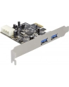 ''KARTA PCI EXPRESS->USB 3.0 2-PORT DELOCK + ŚLEDŹ LOW PROFILE'' - nr 33