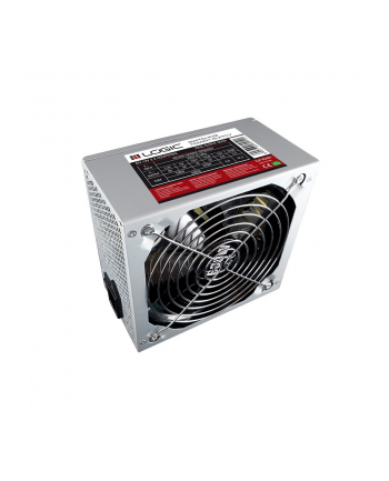 Zasilacz ATX LOGIC 600W PSU PFC, FAN 120MM, 4xMOLEX, 1xFDD, 2xSATA, 1xP4, 1x20+4 pin LOGIC