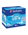 Verbatim CD-R 80/700MB 52X extra protection crystal/AZO jewel box - 43327 - nr 10