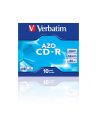 Verbatim CD-R 80/700MB 52X extra protection crystal/AZO jewel box - 43327 - nr 12