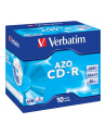 Verbatim CD-R 80/700MB 52X extra protection crystal/AZO jewel box - 43327 - nr 20