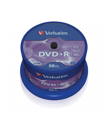 Dysk DVD+R VERBATIM 16x  Cake 50Pack 43550