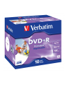 Verbatim DVD+R 4.7GB 16X AZO jewel box WIDE PRINTABLE - 43508 - nr 11