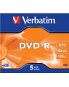 Verbatim DVD-R 4.7GB 16X matte silver/AZO jewel box - 43519 - nr 17