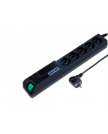 ''LISTWA ZASILAJĄCA ACAR 504WF 5M CZARNY''