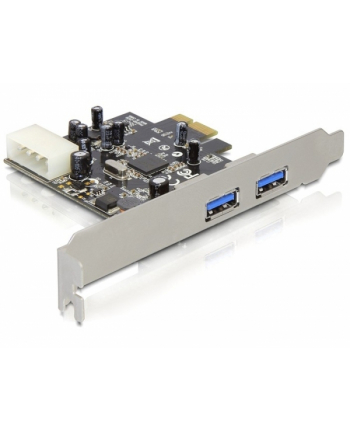 ''KARTA PCI EXPRESS->USB 3.0 2-PORT DELOCK + ŚLEDŹ LOW PROFILE''