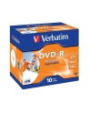 Verbatim DVD-R 4.7GB 16X AZO jewel box WIDE PRINTABLE - 43521 - nr 11