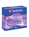 Verbatim double layer DVD+R 8.5GB 8X matte silver/AZO jewel box-43541 5-pack - nr 20