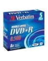 Verbatim double layer DVD+R 8.5GB 8X matte silver/AZO jewel box-43541 5-pack - nr 31