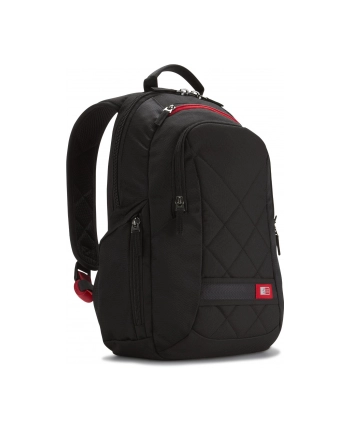Torba na notebooka Case Logic DLBP114K Notebook Sporty Backpack/ For 14''/ Polyester/ Black/ For (24.3 cm x 34.3 cm x 4 cm)