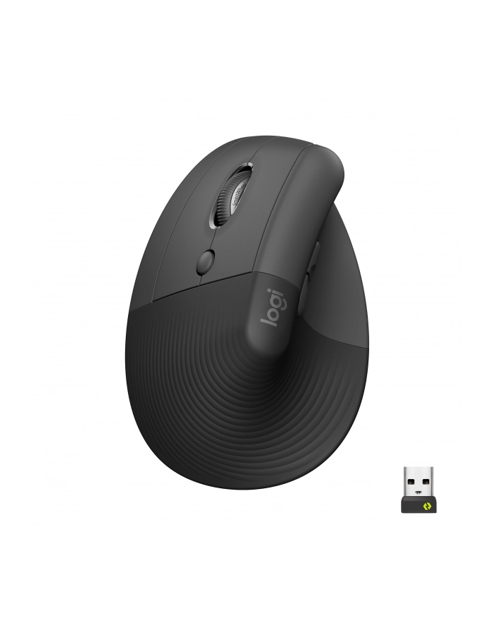 logitech Mysz Lift Grafit dla leworęcznych 910-006474 główny
