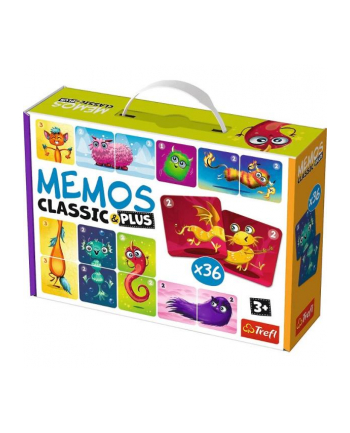 Gra Memos classic'amp;plus Urocze potworki Trefl 02273