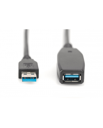 digitus Kabel przedłużający USB 3.0 SuperSpeed Typ USB A/USB A M/Ż aktywny 20m Czarny