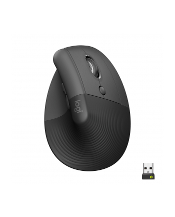 logitech Mysz Lift Grafit dla praworęcznych 910-006473 nr 1