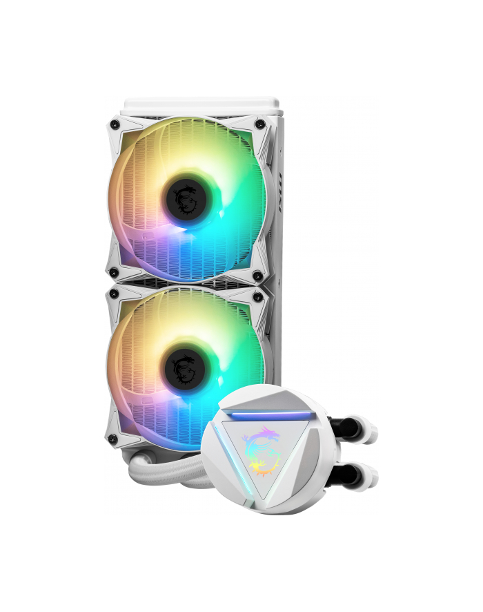 msi Chłodzenie procesora MAG Core Liquid 240R V2 White 240mm ARGB CPU Cooler główny