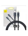 BASEUS Crystal Kabel USB-C Lightning PD 20W 1,2m - czarny - nr 10