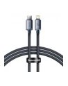 BASEUS Crystal Kabel USB-C Lightning PD 20W 1,2m - czarny - nr 15