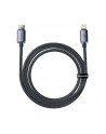 BASEUS Crystal Kabel USB-C Lightning PD 20W 1,2m - czarny - nr 2