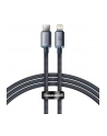 BASEUS Crystal Kabel USB-C Lightning PD 20W 1,2m - czarny - nr 4