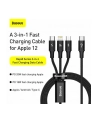 Baseus RAPID 3IN1 Typ-C, Lightning, micro-USB PD20W 1,5m (6953156204294) - nr 29