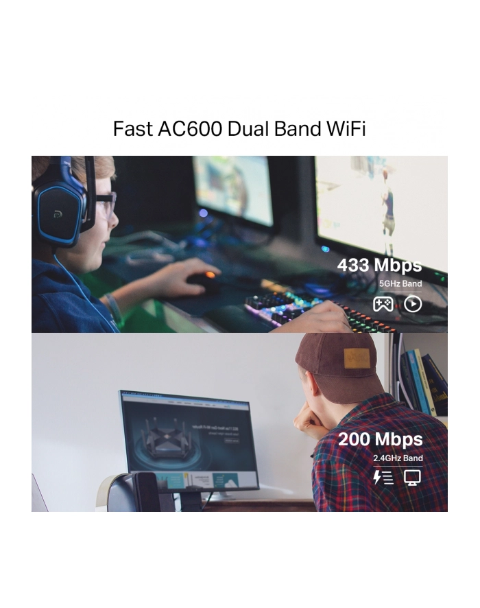 TP-LINK ARCHER T2E AC600 główny