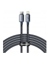 Kabel USB Typ-C - Lightning BASEUS Crystal Shine 2 m Czarny - nr 4