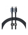 Baseus Kabel Usb Typc Crystal Shine 1.2m Czarny - nr 17