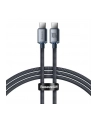 Baseus Kabel Usb Typc Crystal Shine 1.2m Czarny - nr 7