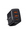 Baseus Ładowarka sieciowa Compact Quick Charger 2xUSB USB-C PD 3A 30W (czarna) - nr 10