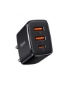 Baseus Ładowarka sieciowa Compact Quick Charger 2xUSB USB-C PD 3A 30W (czarna) - nr 11