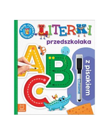 aksjomat Książka Literki przedszkolaka z pisakiem. Piszę, czytam i zmazuję. Wydanie II